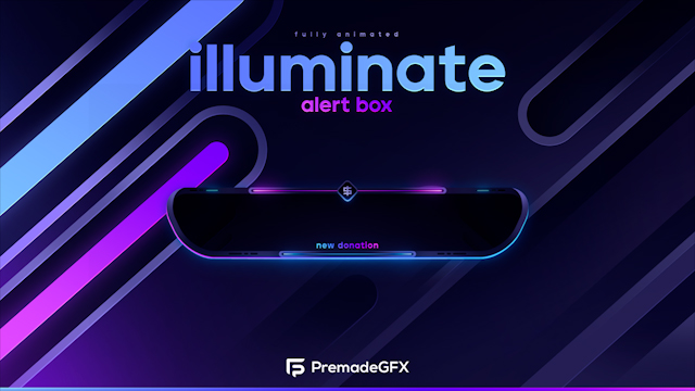 Animated Stream Overlay Package - Illuminate