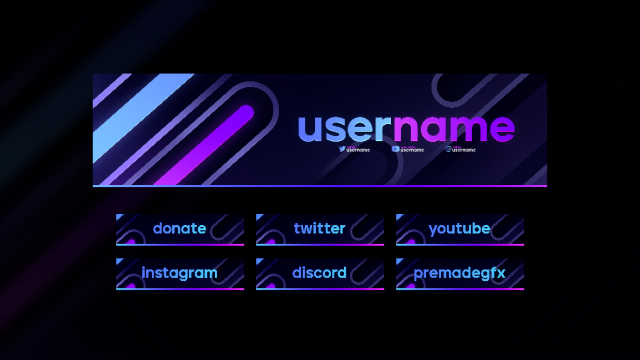 Animated Stream Overlay Package - Illuminate